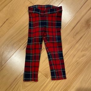 Plaid leggings